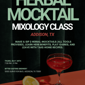 Addison: Herbal Mocktail Workshop @ Bitter Sisters Brewery