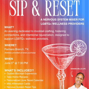 Nervous System Mixer for LGBTQ+ Wellness Providers